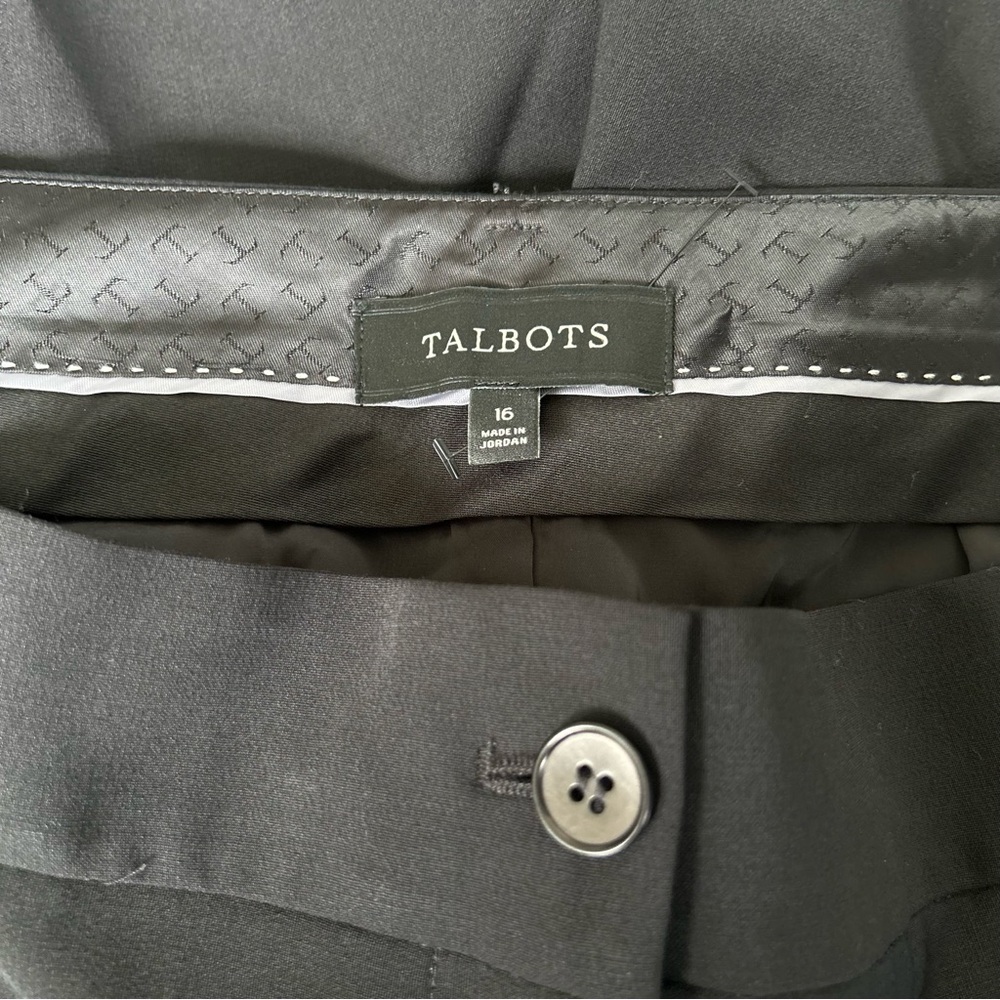 Talbots Black Pant - Picture 3 of 4
